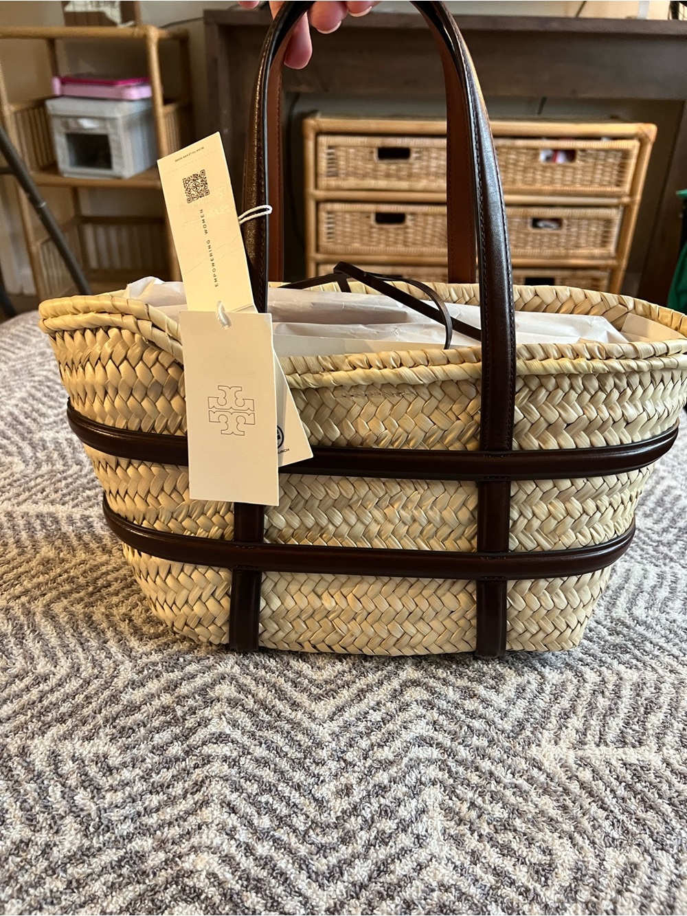 Tory Burch small Ella tote - Picture 9 of 10